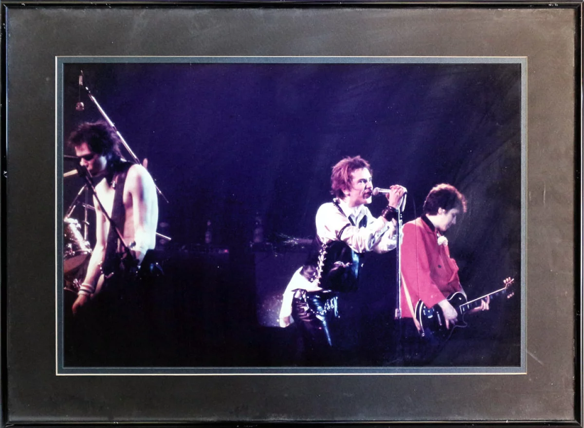 The Sex Pistols Vintage Concert Photo Framed Fine Art Print from  Winterland, Jan 14, 1978 at Wolfgang's