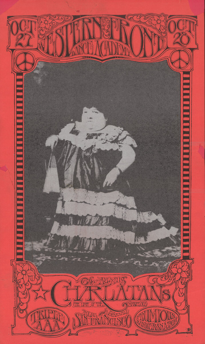 The Charlatans Vintage Concert Poster from Western Front Dance