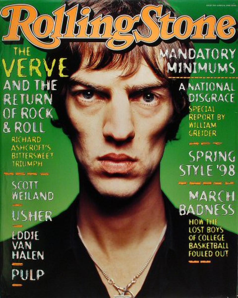 The Verve Vintage Concert Poster, Apr 16, 1998 at Wolfgang's