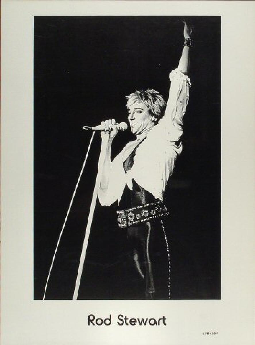 Rod Stewart Vintage Concert Poster, 1978 at Wolfgang's