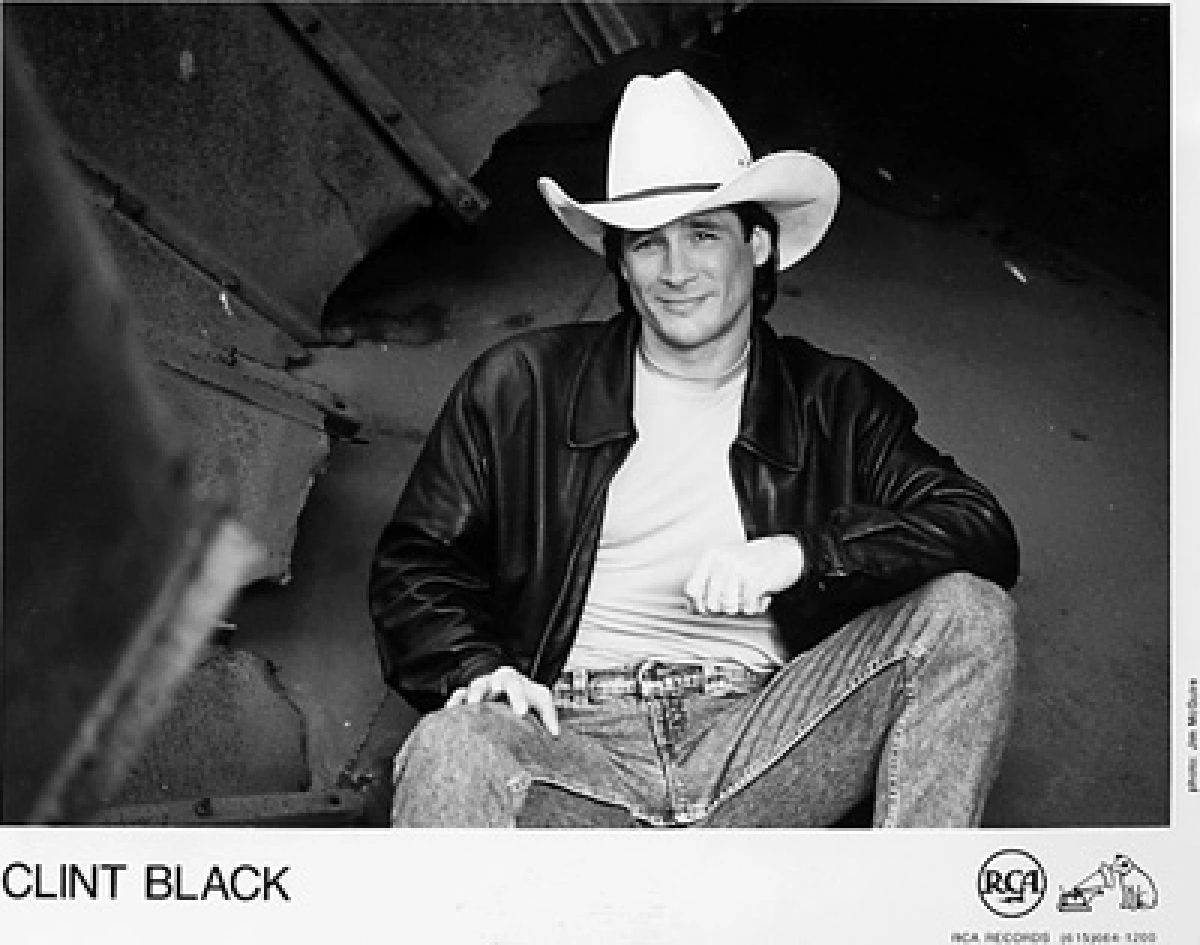 Clint Black Vintage Concert Photo Promo Print at Wolfgang's