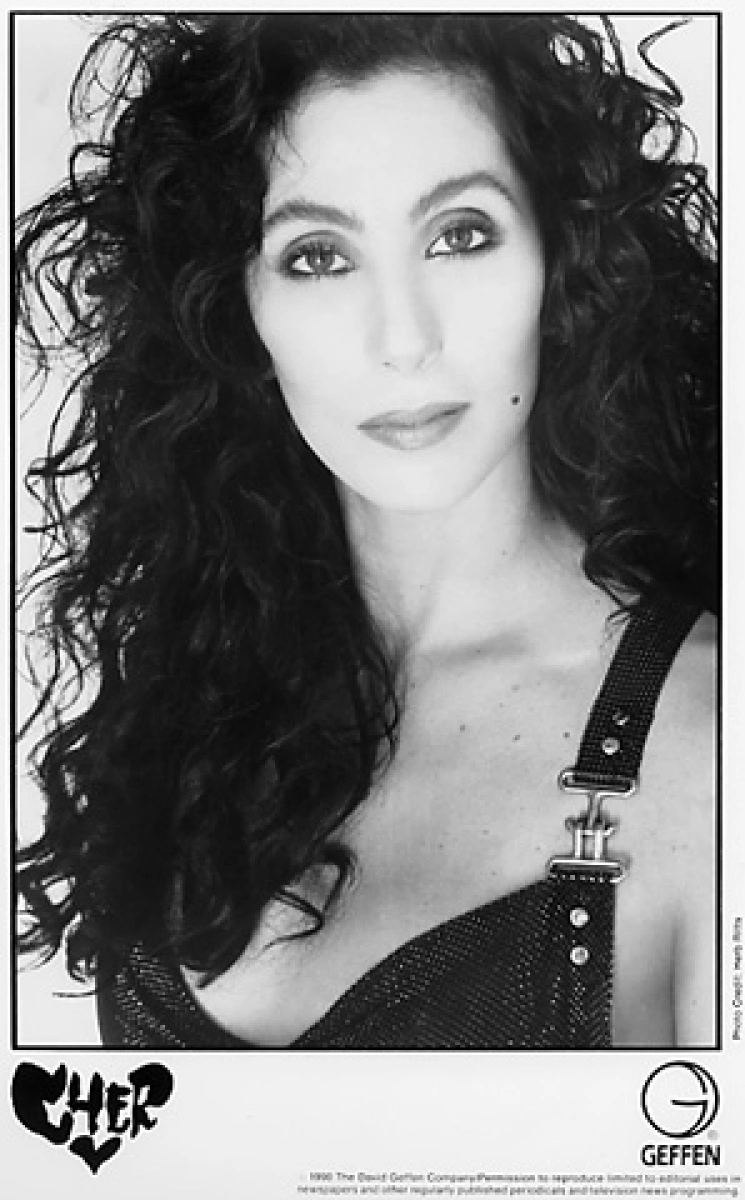 Cher Vintage Concert Photo Promo Print 1990 At Wolfgang S
