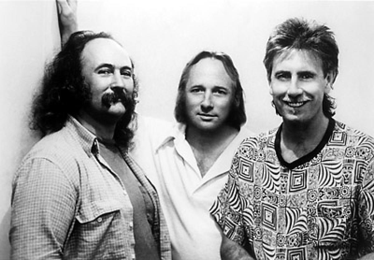 Crosby, Stills & Nash Vintage Concert Photo Promo Print, 1985 at Wolfgang's