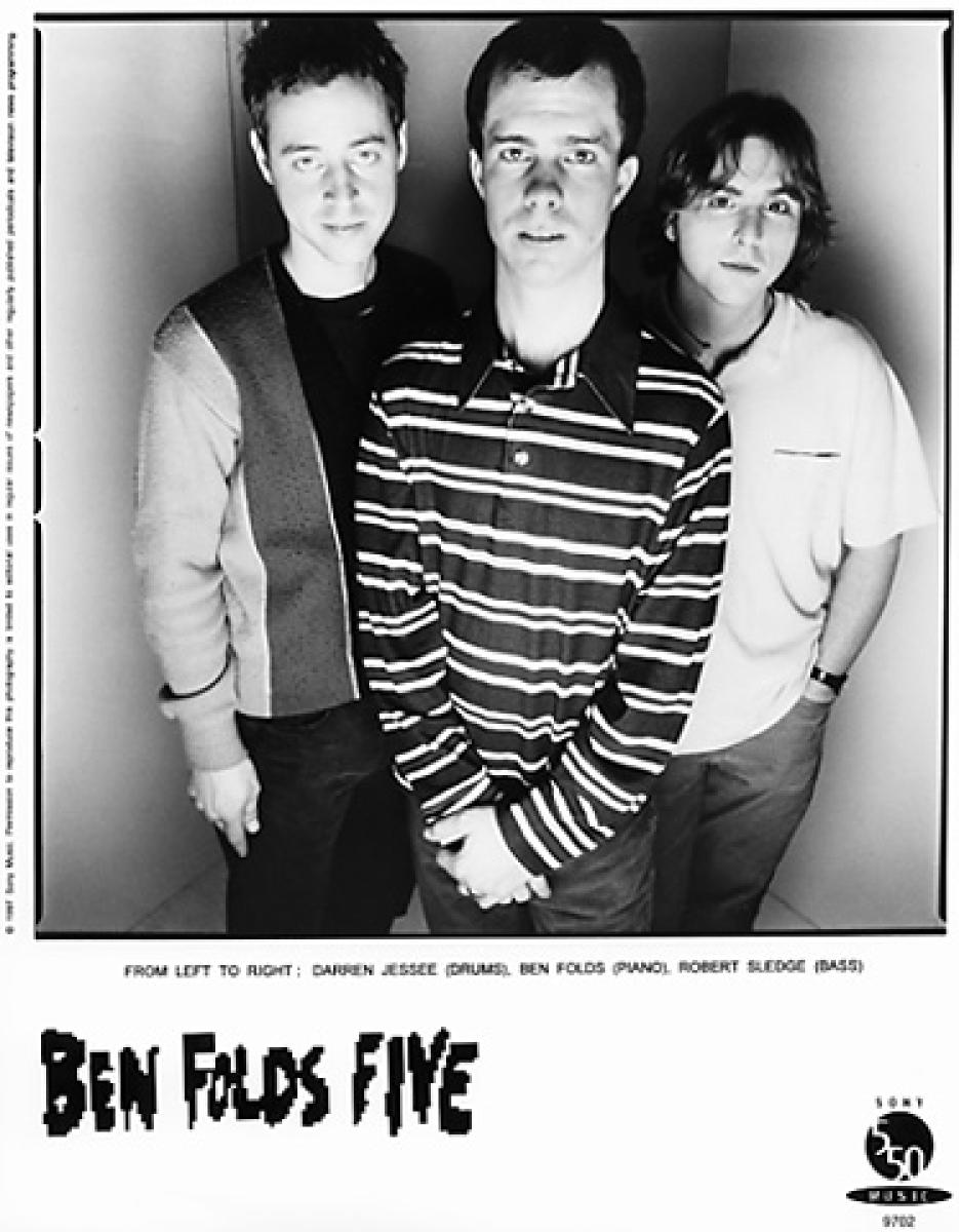 Ben Folds Five Vintage Concert Photo Promo Print, 1997 At Wolfgang's