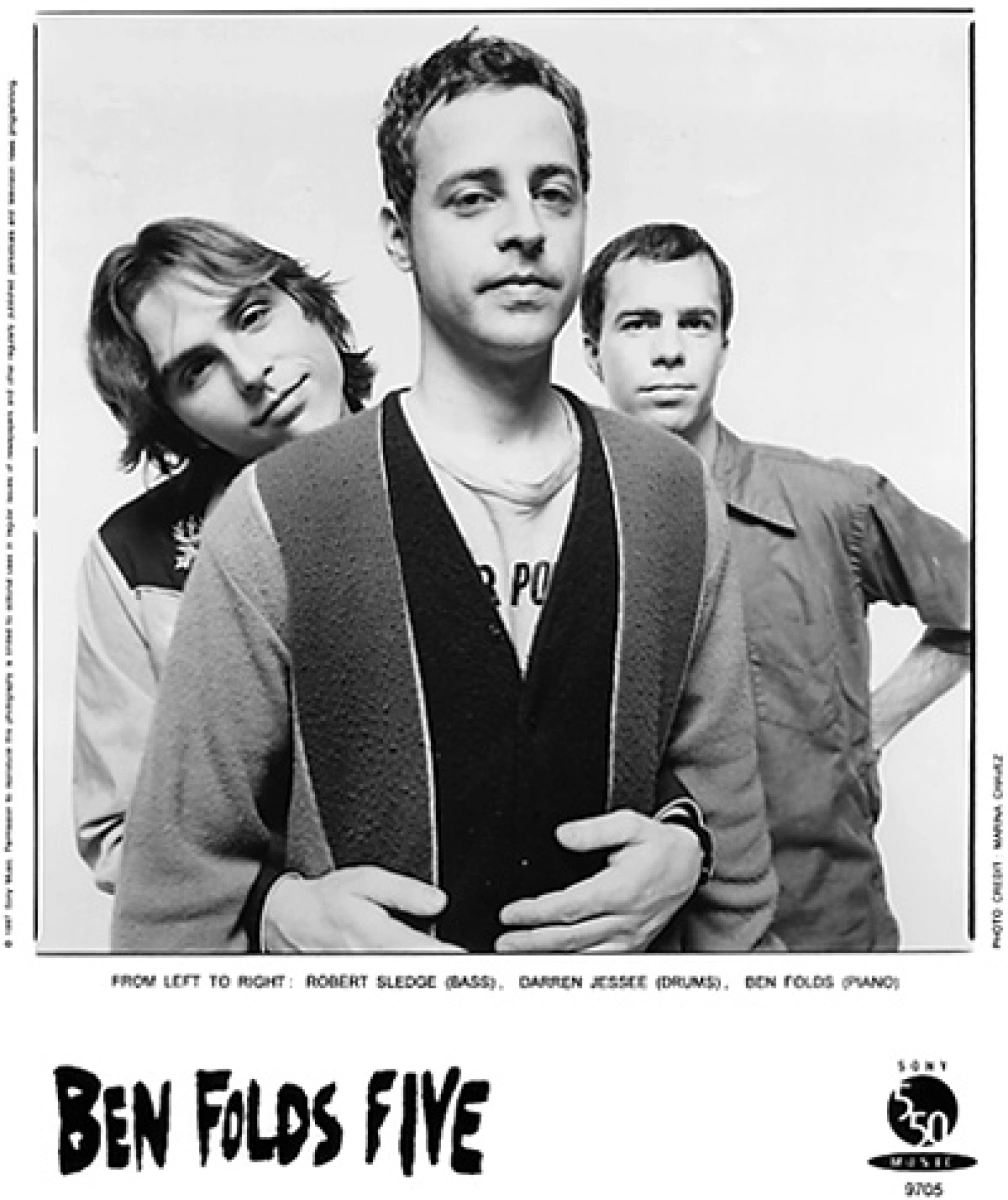 Ben Folds Five Vintage Concert Photo Promo Print, 1997 at Wolfgang's