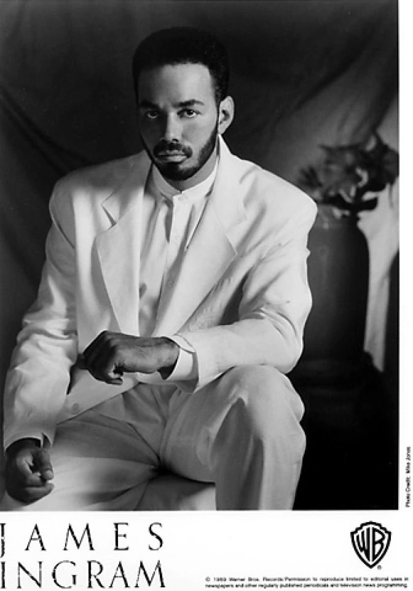 James Ingram Vintage Concert Photo Promo Print, 1989 at Wolfgang's