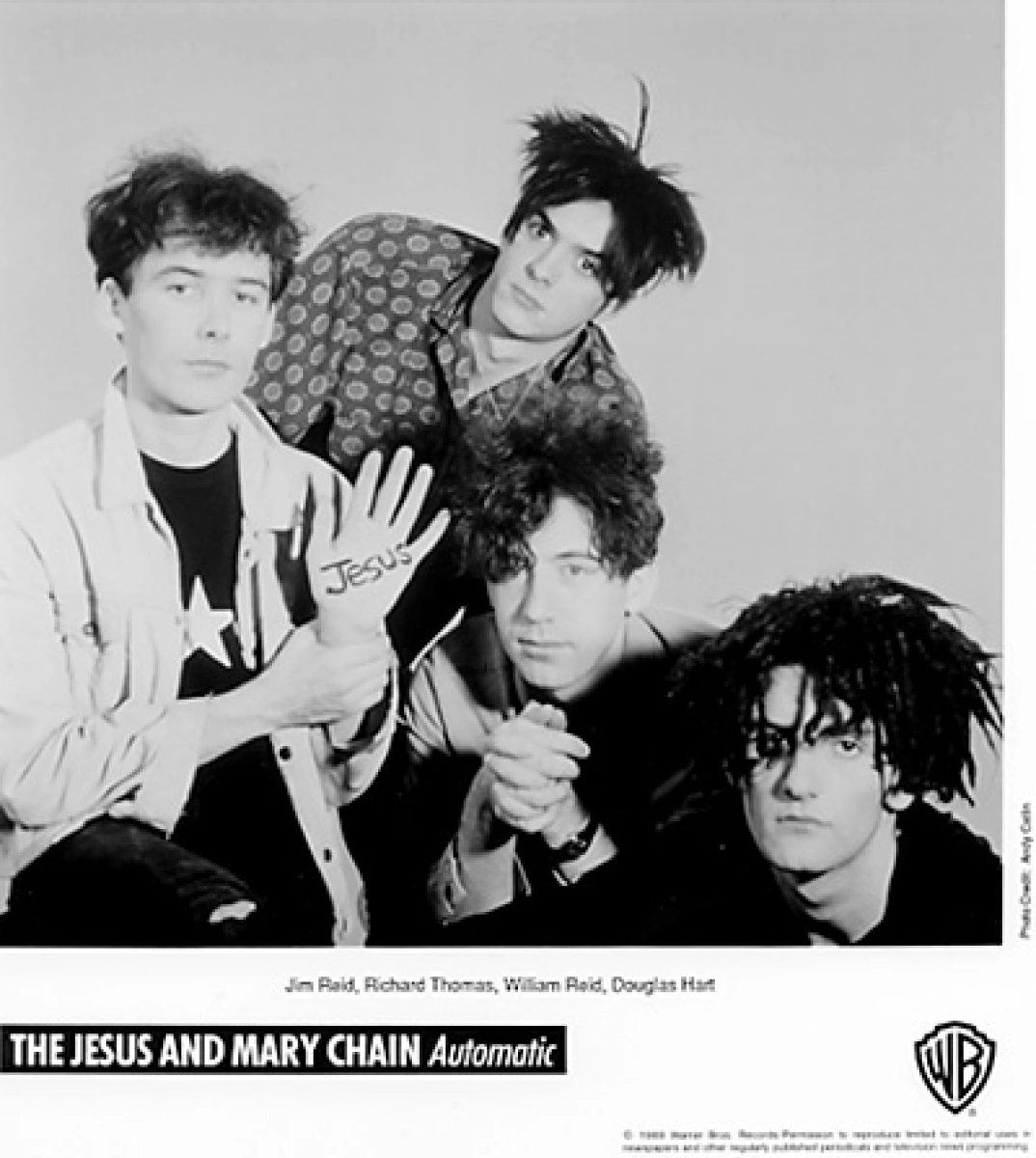 The Jesus & Mary Chain Vintage Concert Photo Promo Print, 1989 at Wolfgang's