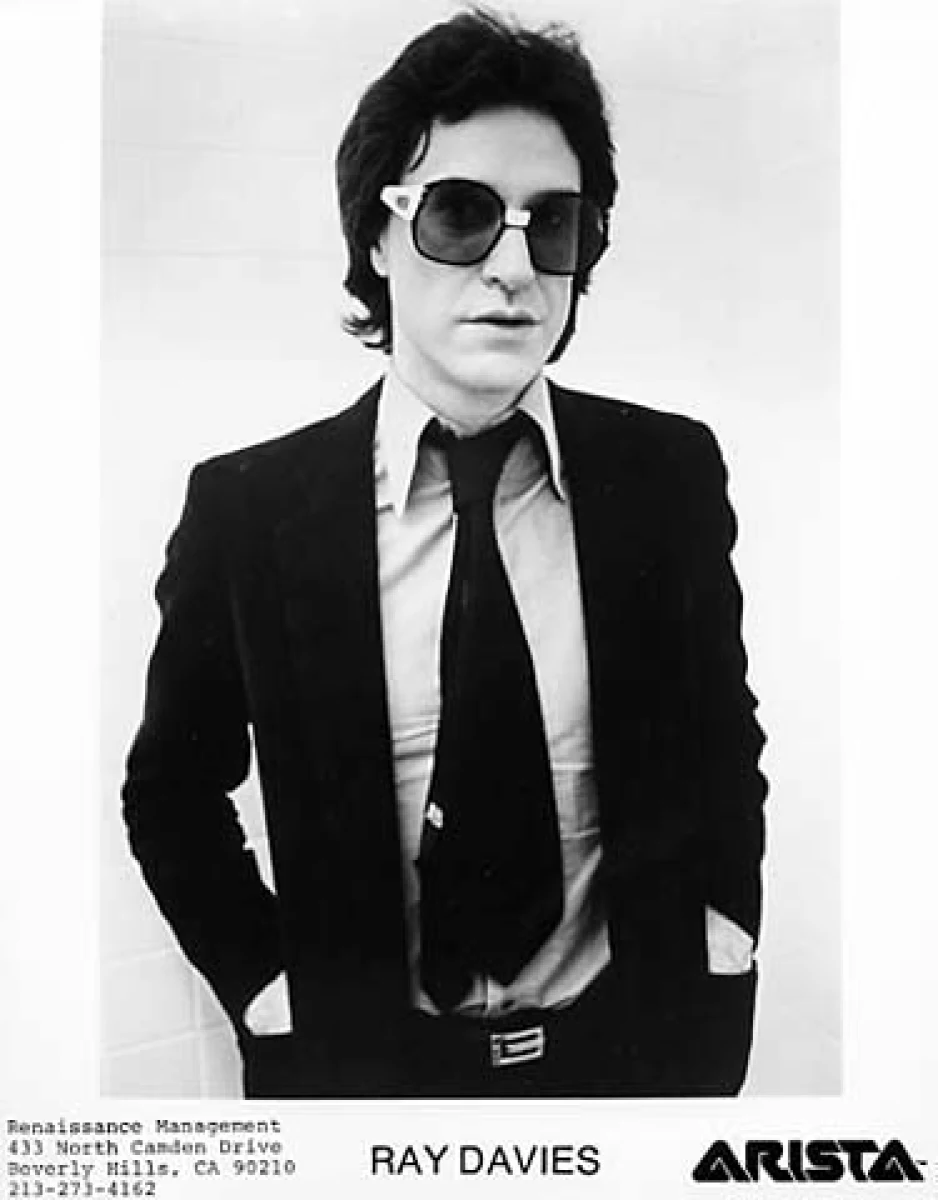 Ray Davies Vintage Concert Photo Promo Print at Wolfgang's
