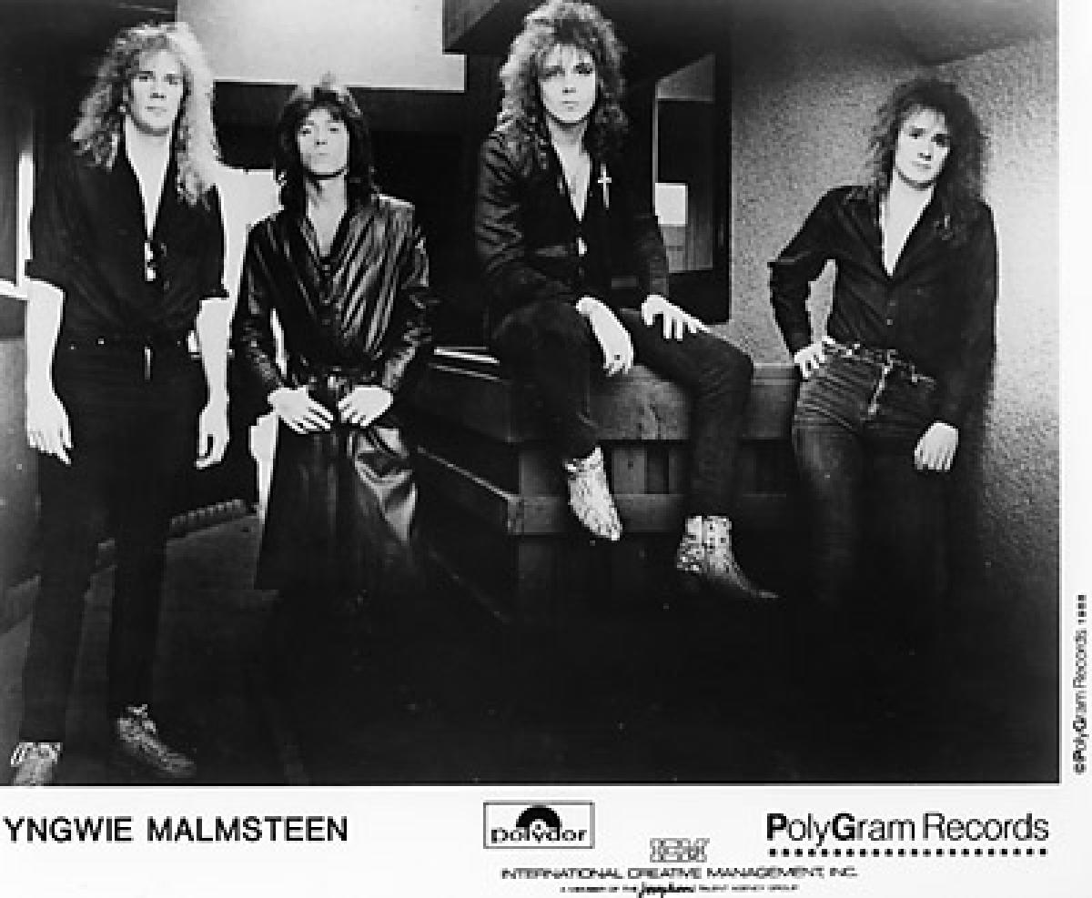 Yngwie J. Malmsteen Vintage Concert Photo Promo Print, 1988 at Wolfgang's