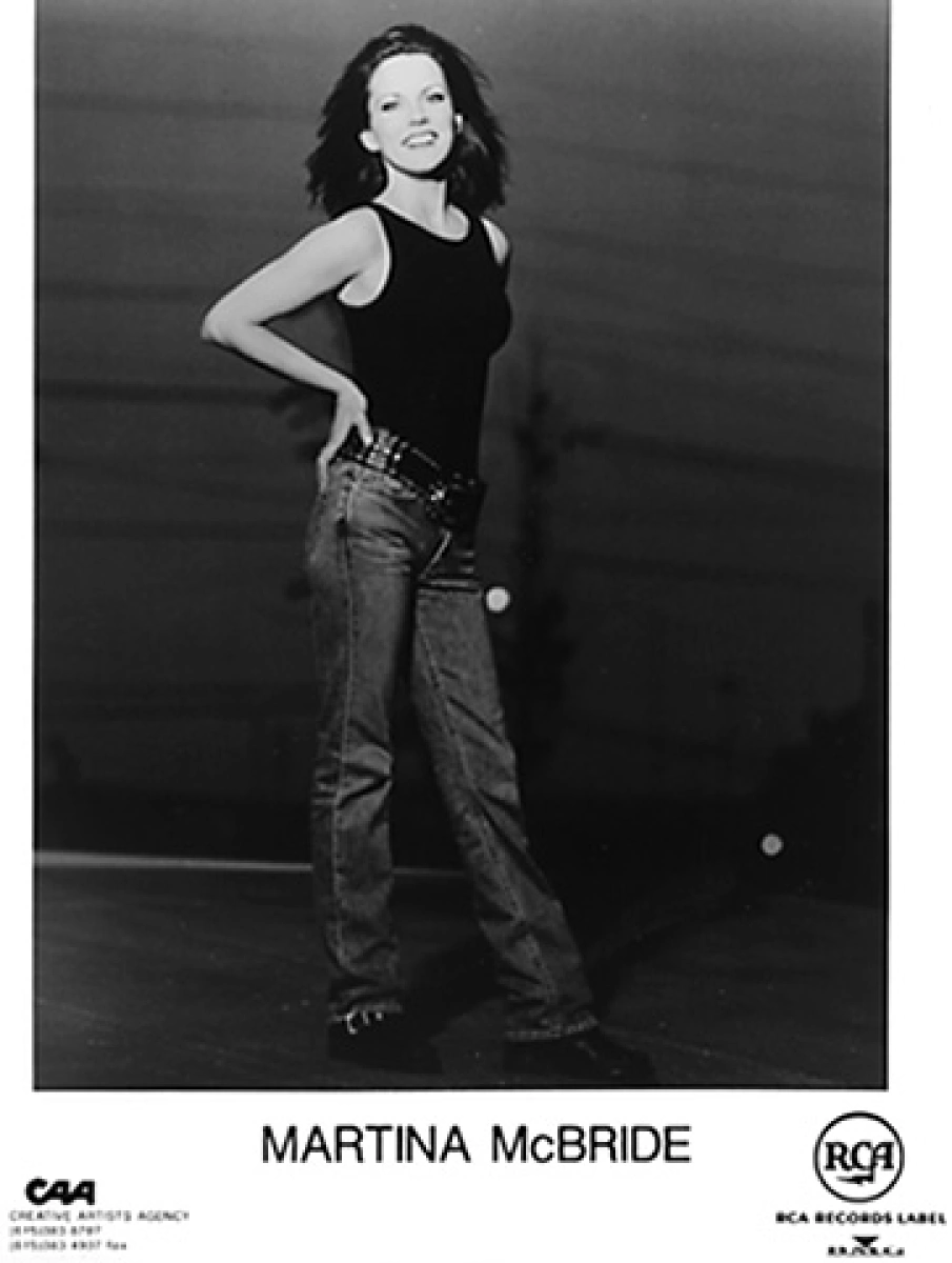 Martina McBride Vintage Concert Photo Promo Print at Wolfgang's