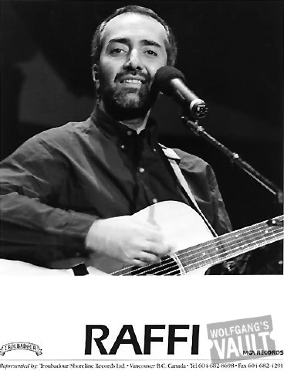 Raffi Vintage Concert Photo Promo Print at Wolfgang's