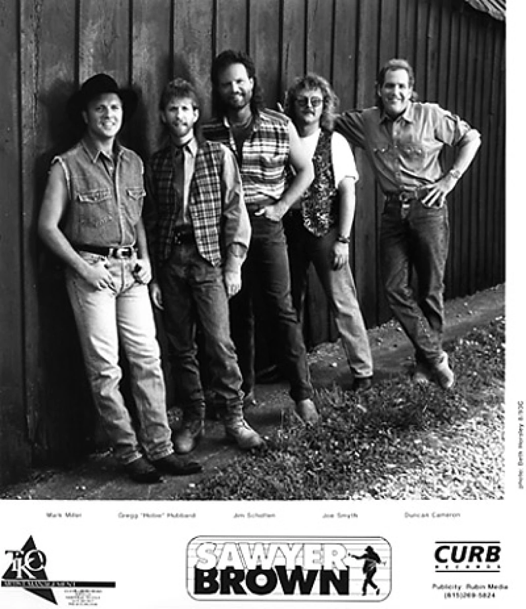Sawyer Brown Vintage Concert Photo Promo Print, 1993 at Wolfgang's