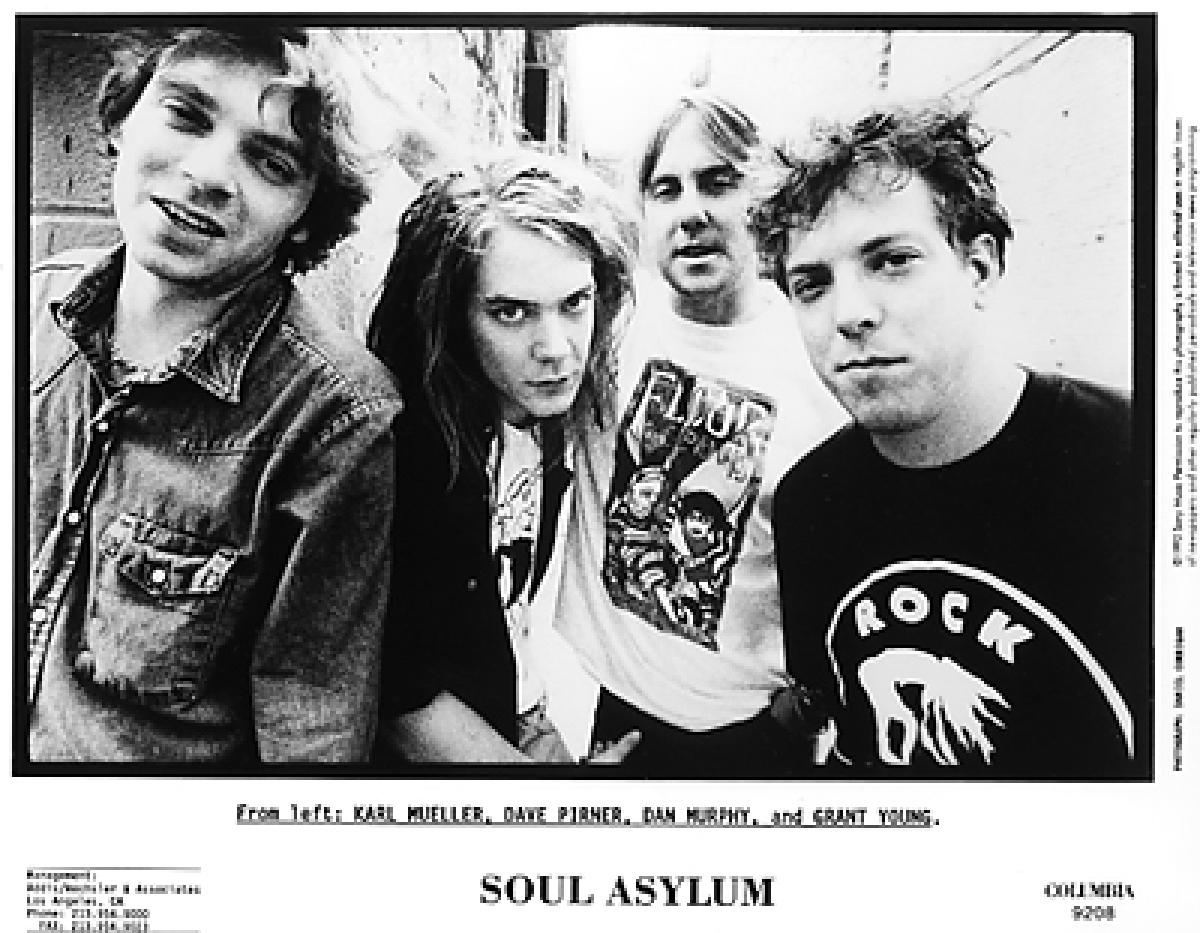 Soul Asylum Vintage Concert Photo Promo Print, 1992 at Wolfgang's