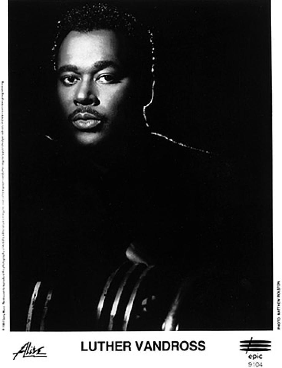 Luther Vandross Vintage Concert Photo Promo Print 1991 At Wolfgang S