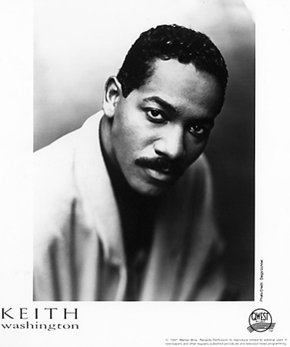 Keith Washington Vintage Concert Photo Promo Print, 1991 at Wolfgang’s