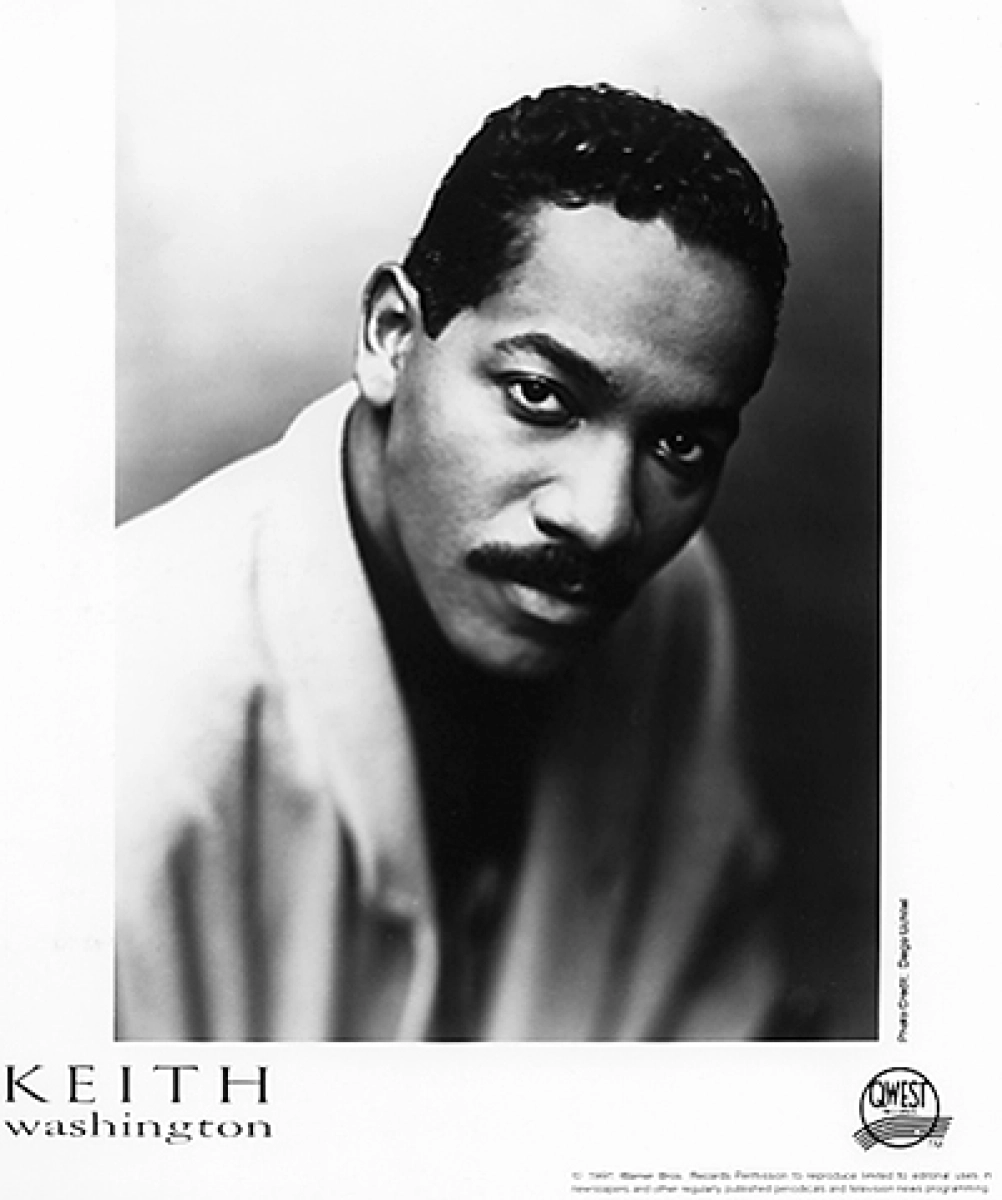 Keith Washington Vintage Concert Photo Promo Print, 1991 at Wolfgang’s