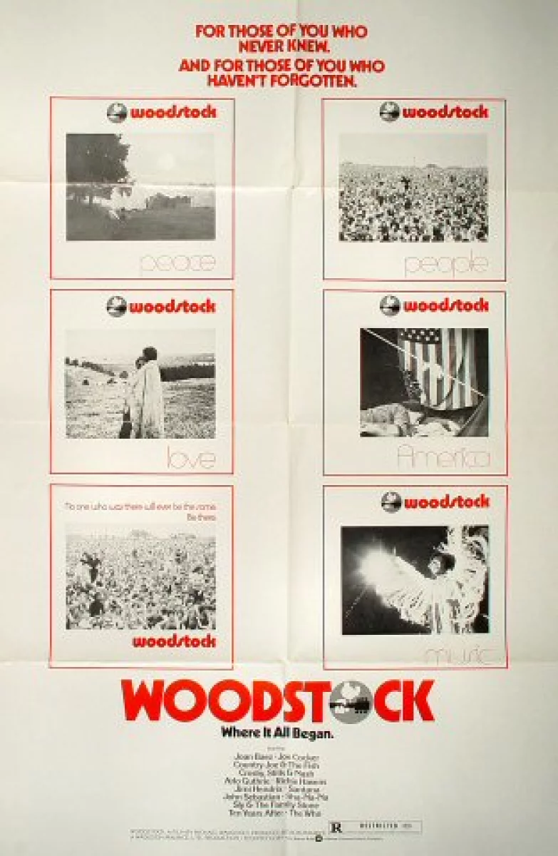 Woodstock Vintage Concert Poster from Woodstock, 1970 at