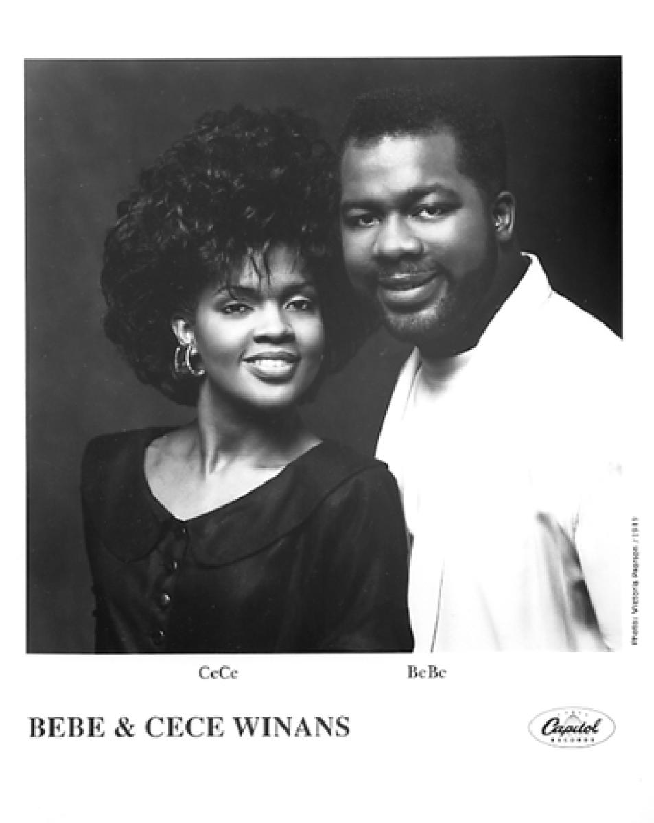 Bebe And Cece Winans Vintage Concert Photo Promo Print, 1989 At Wolfgang's