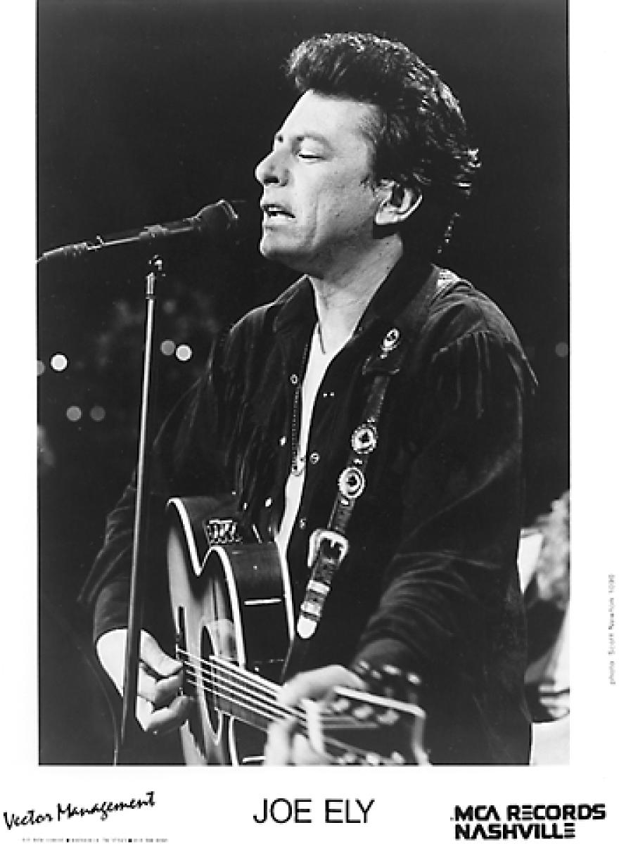 Joe Ely Vintage Concert Photo Promo Print, 1990 at Wolfgang's