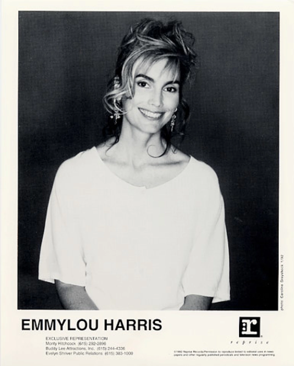 Emmylou Harris Vintage Concert Photo Promo Print, 1992 at Wolfgang's