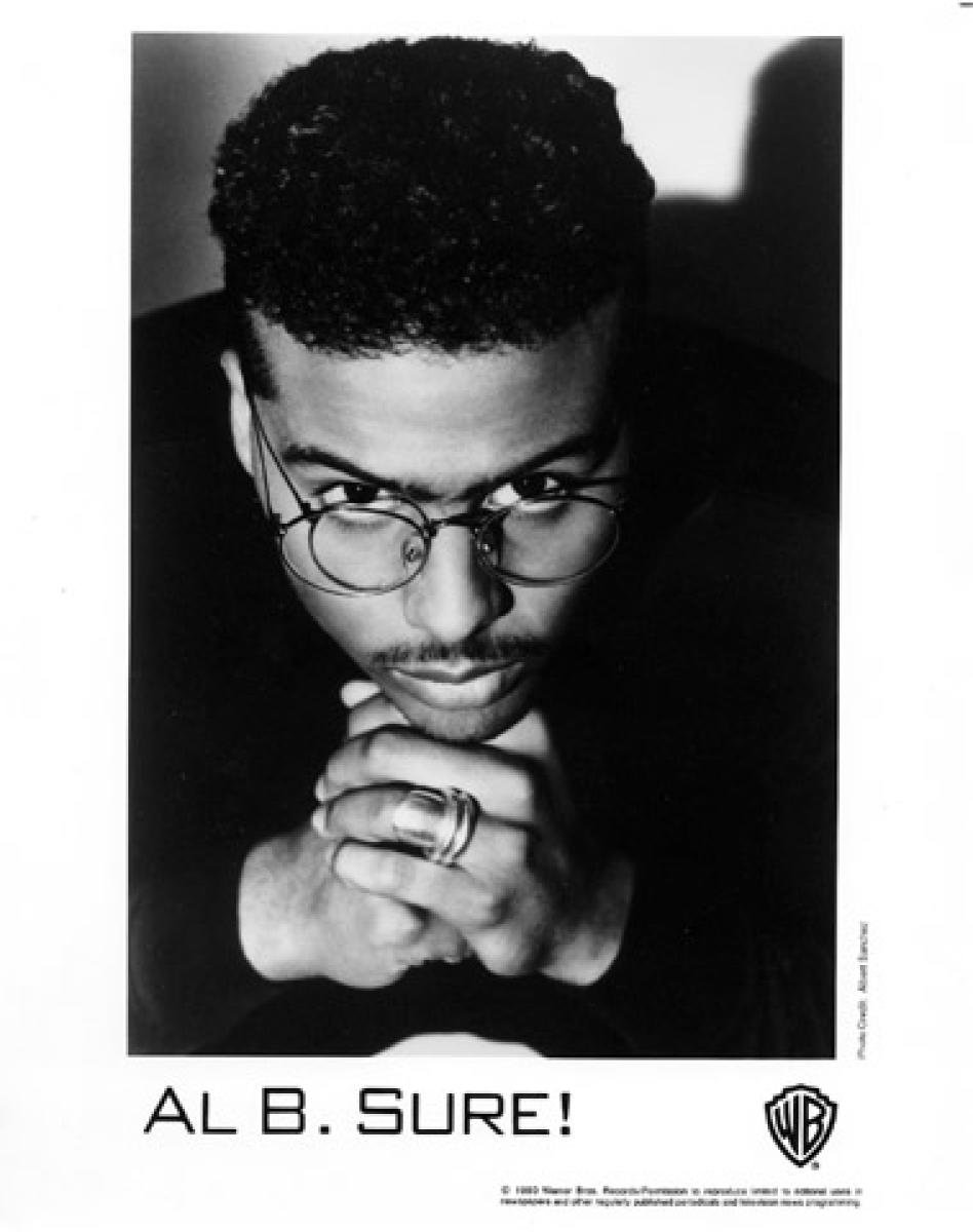 Al B. Sure Vintage Concert Photo Promo Print, 1990 At Wolfgang's