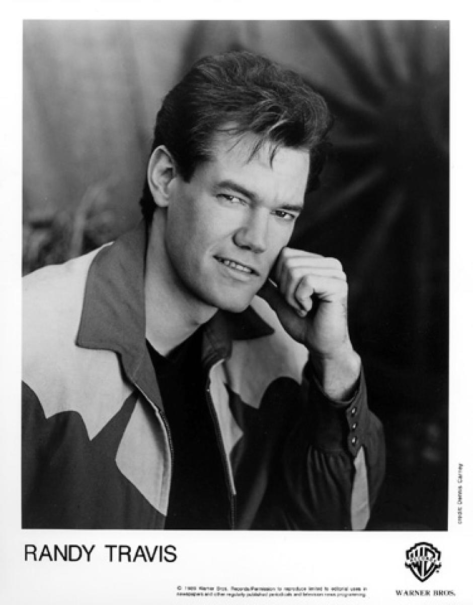 Randy Travis Vintage Concert Photo Promo Print, 1989 at Wolfgang's