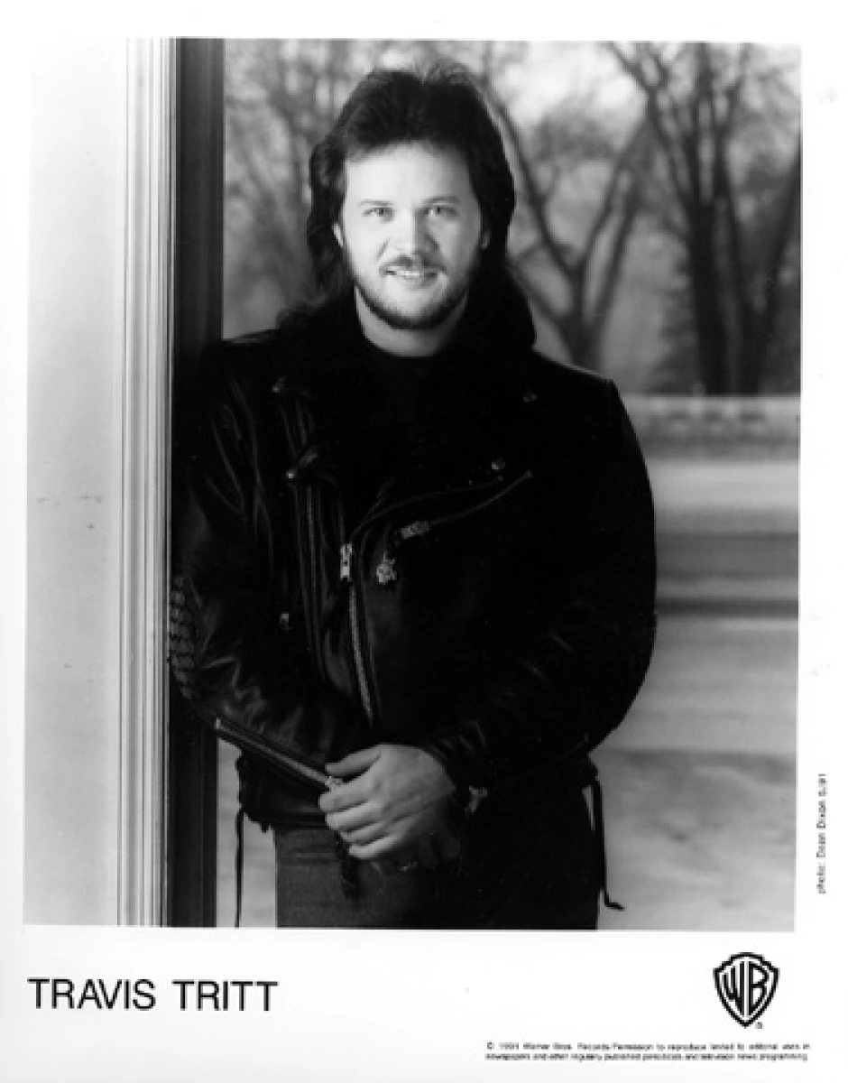 Travis Tritt Vintage Concert Photo Promo Print, 1991 at Wolfgang's