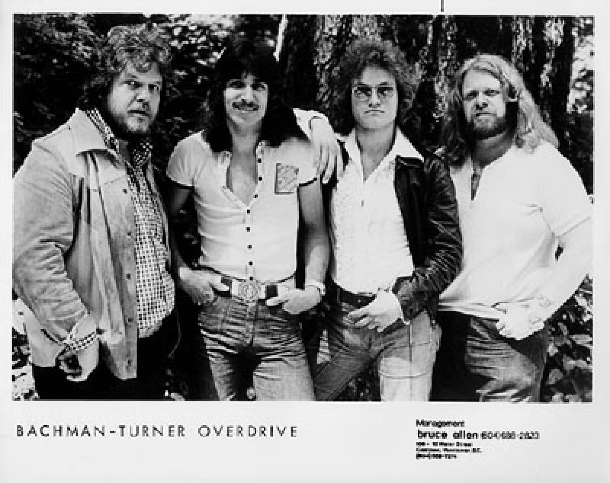 Bachman-Turner Overdrive Vintage Concert Photo Promo Print At Wolfgang's