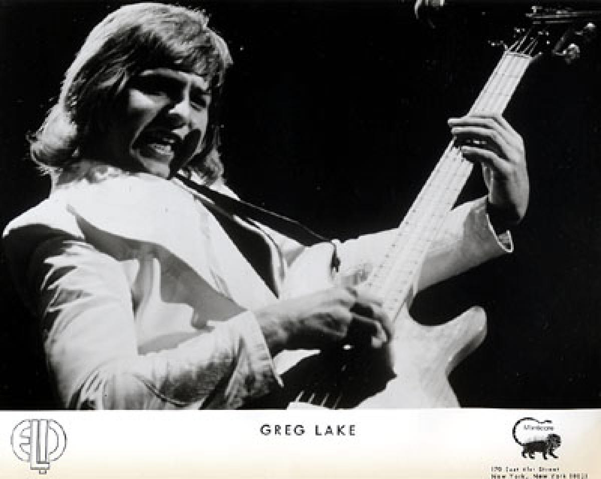 Greg Lake Vintage Concert Photo Promo Print at Wolfgang's