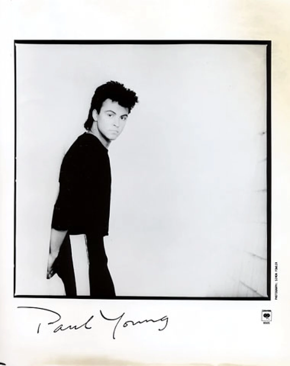 Paul Young Vintage Concert Photo Promo Print at Wolfgang's