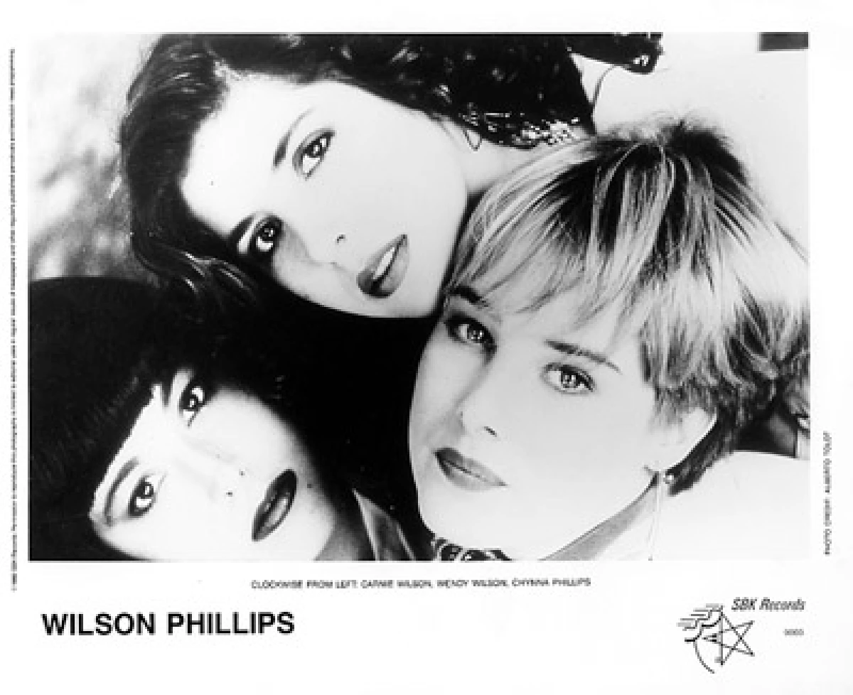 Wilson Phillips Vintage Concert Photo Promo Print, 1990 at Wolfgang's