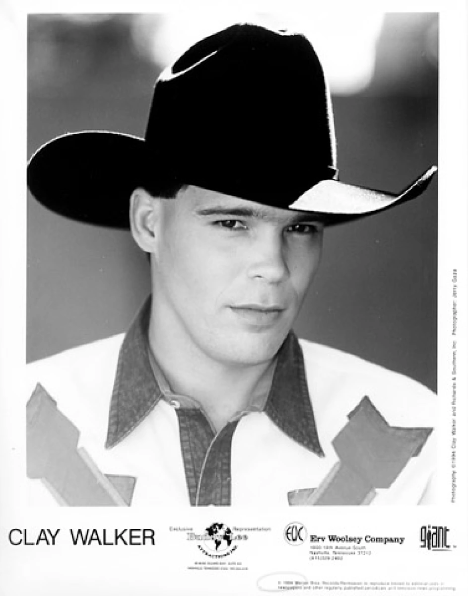 Clay Walker Vintage Concert Photo Promo Print, 1994 at Wolfgang's