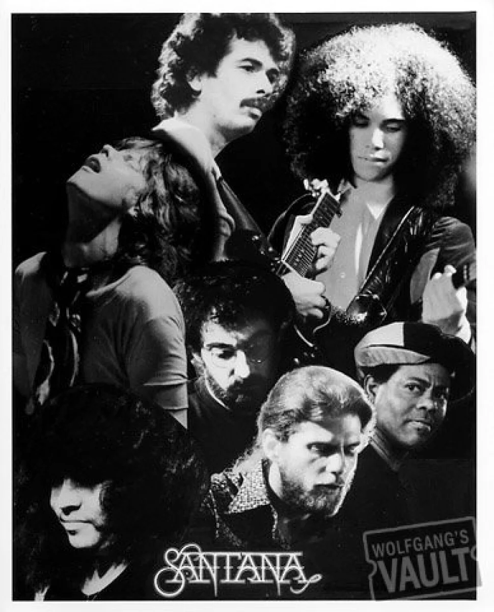 Santana Vintage Concert Photo Promo Print At Wolfgang S