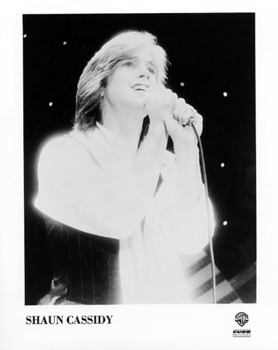 Shaun Cassidy Vintage Concert Photo Promo Print at Wolfgang's