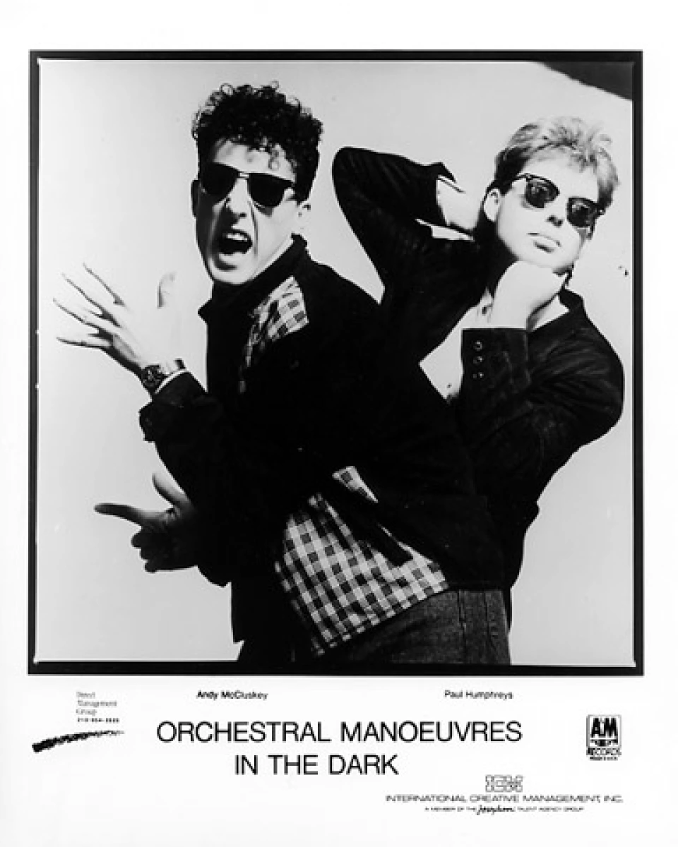 Orchestral Manoeuvres in the Dark Vintage Concert Photo Promo Print at