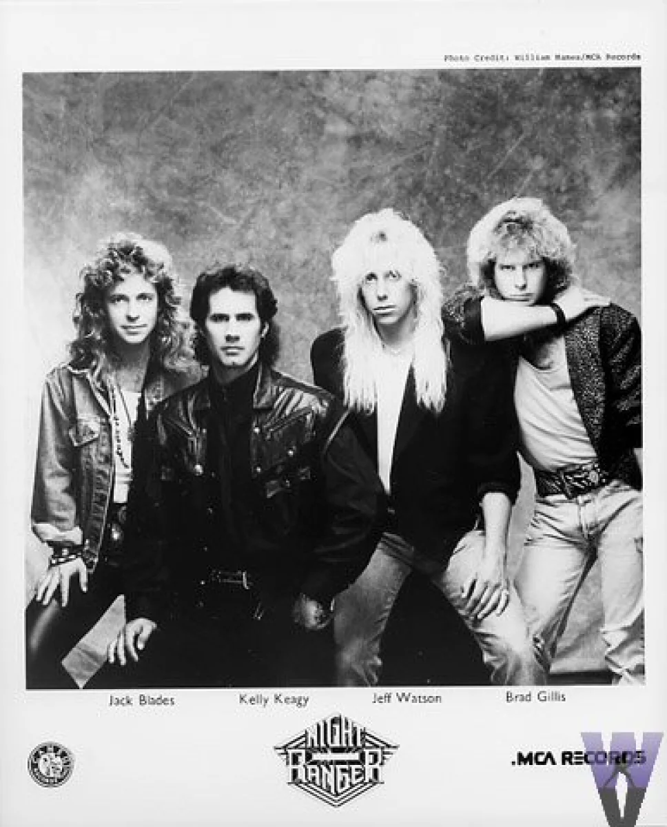 Night Ranger Vintage Concert Photo Promo Print at Wolfgang's