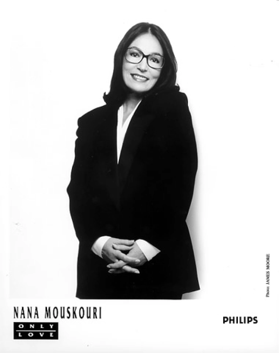 Nana Mouskouri Vintage Concert Photo Promo Print At Wolfgang S