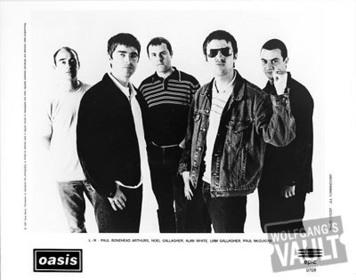 Oasis Vintage Concert Photo Promo Print At Wolfgang's