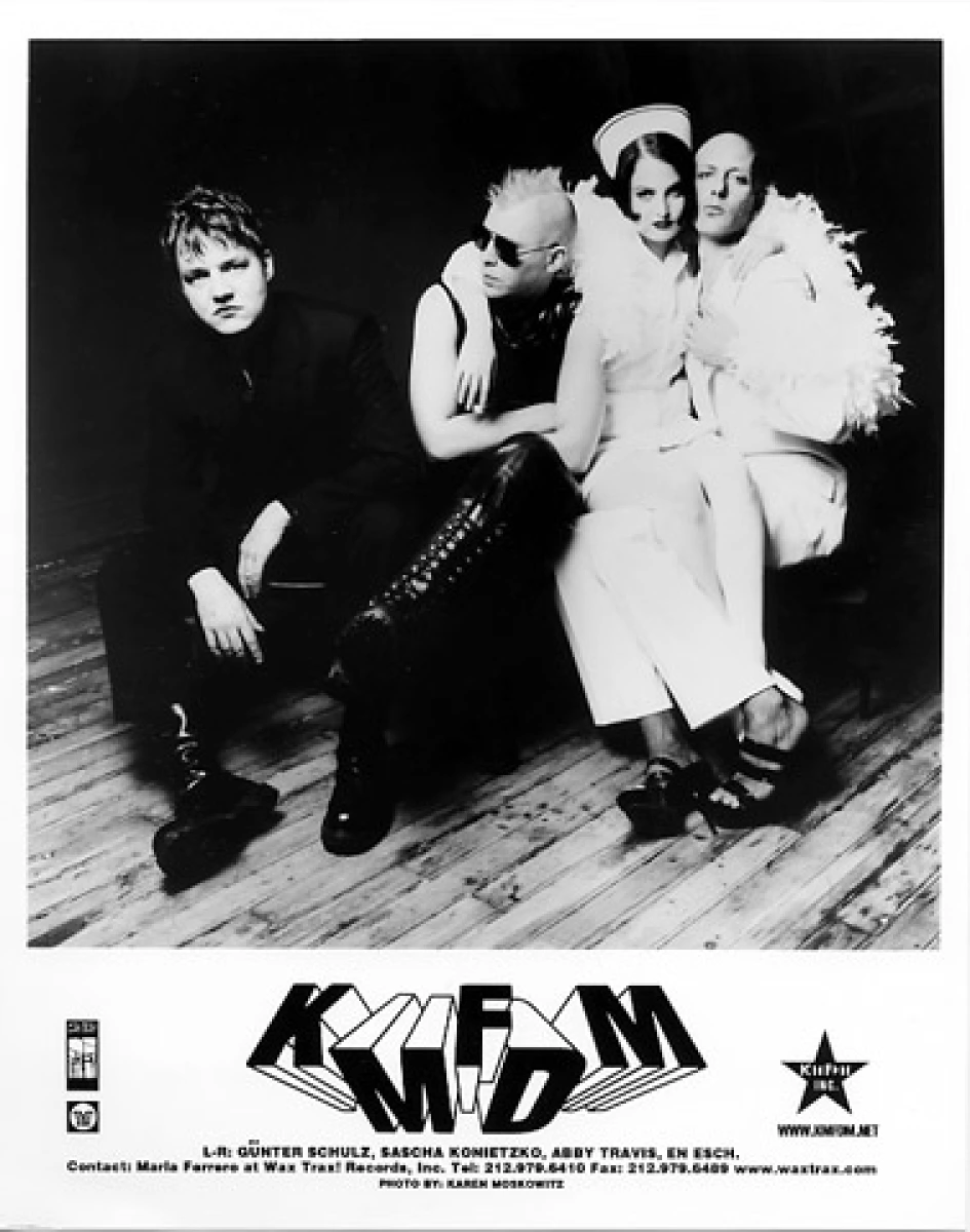 KMFDM Vintage Concert Photo Promo Print at Wolfgang's