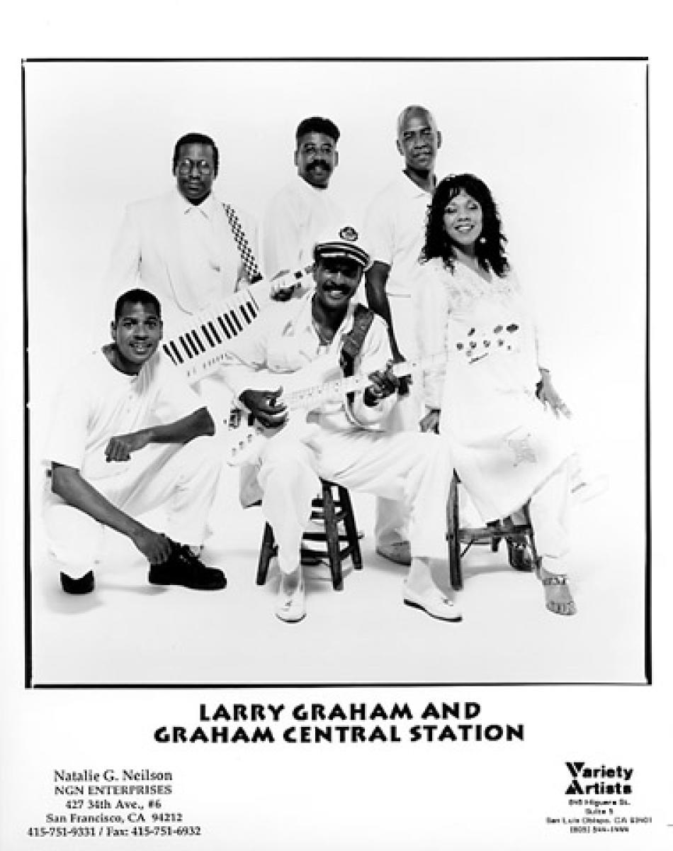 Larry Graham & Graham Central Station Vintage Concert Photo Promo Print