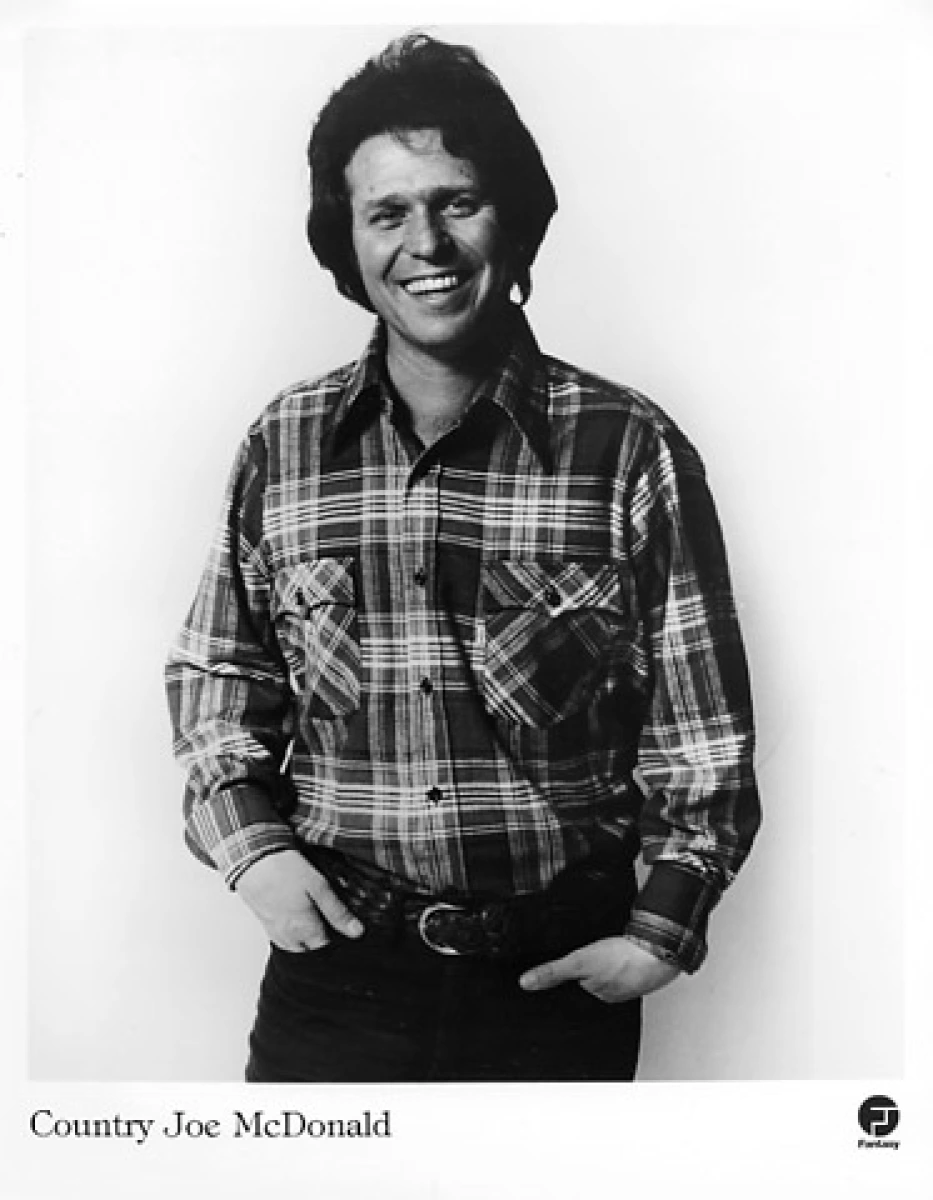 Country Joe McDonald Vintage Concert Photo Promo Print at Wolfgang’s