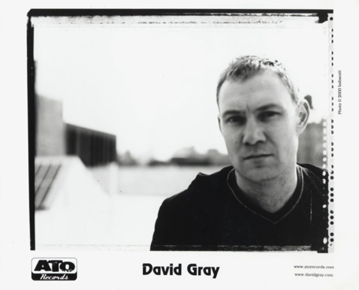 David Gray Vintage Concert Photo Promo Print, 2000 at Wolfgang's