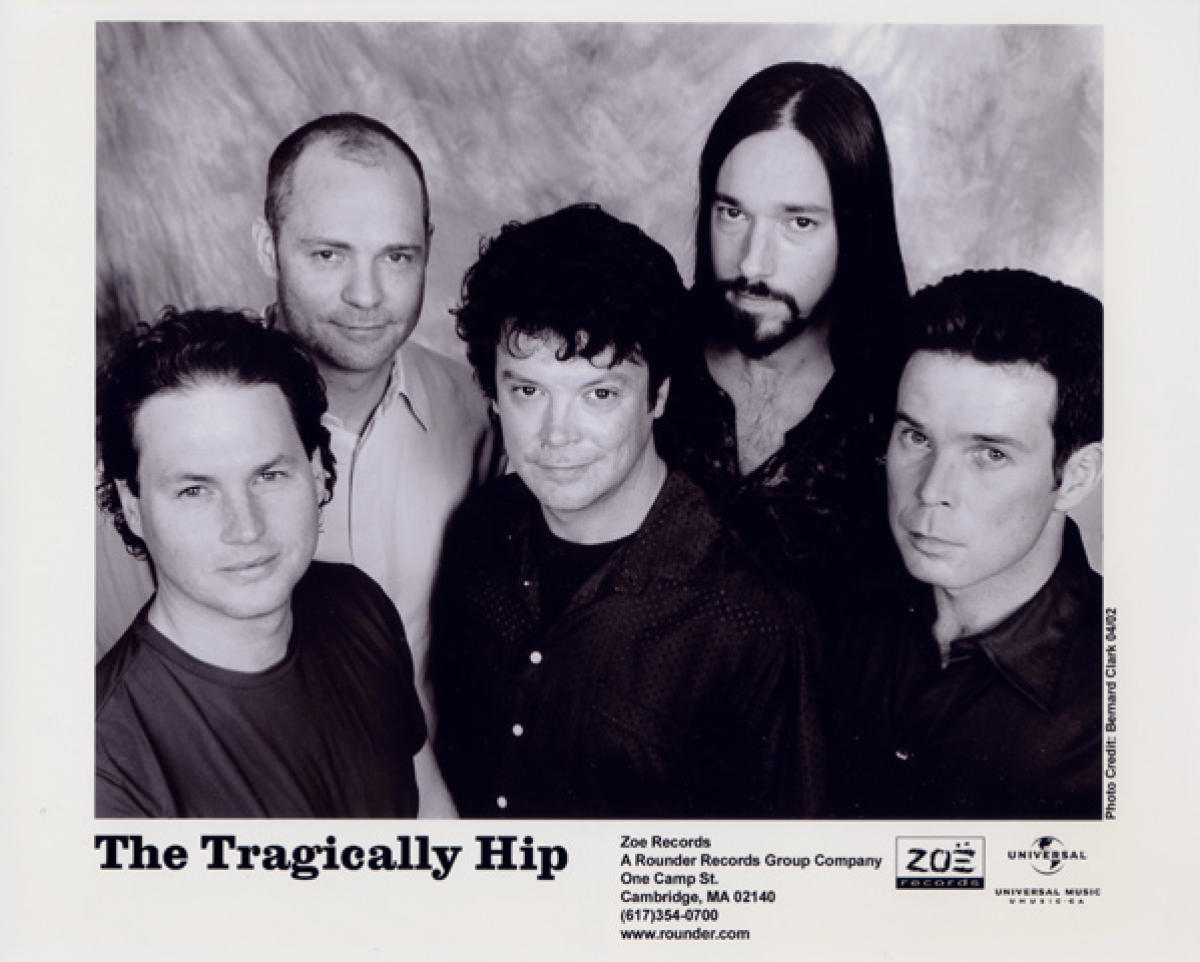 The Tragically Hip Vintage Concert Photo Promo Print At Wolfgang's