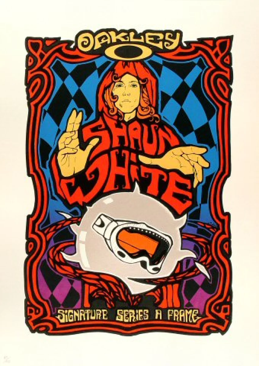 Shaun White Vintage Concert Poster, 2007 at Wolfgang's