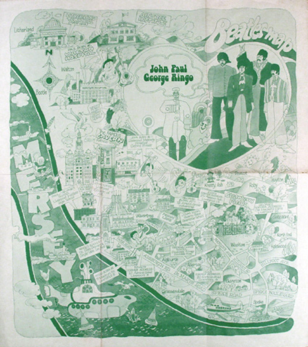 The Beatles Vintage Concert Poster at Wolfgang's