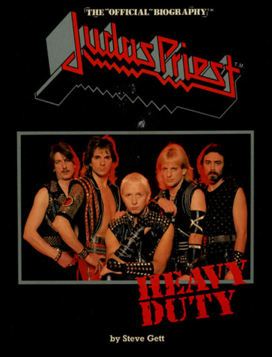 Judas Priest Heavy Duty Book by Steve Gett, 1984 at Wolfgang's