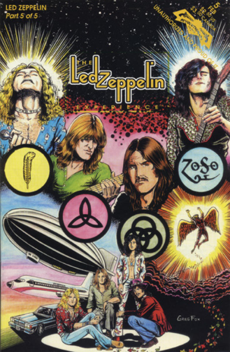 The Led Zeppelin Experience Issue 5 Vintage Comic, Feb 1, 1993 at