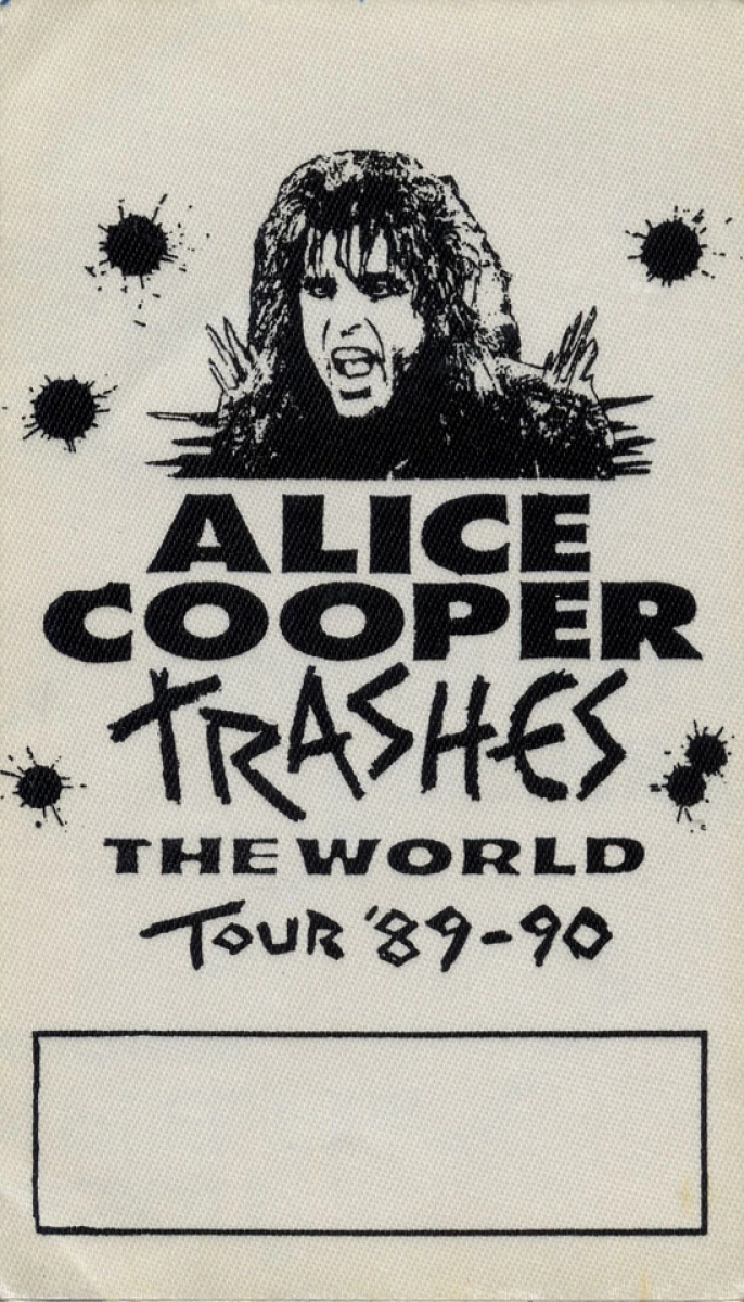 Alice Cooper Backstage Pass 19 At Wolfgang S