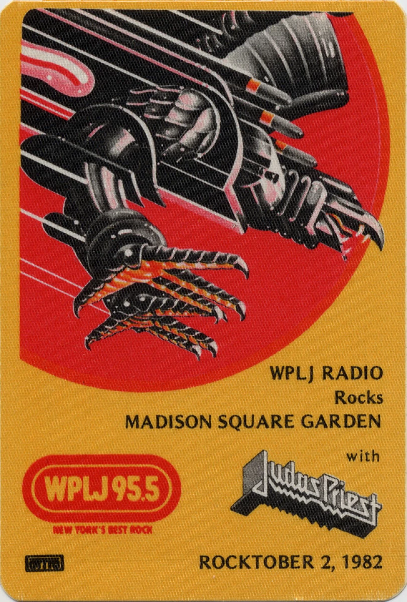 Judas Priest Backstage Pass From Madison Square Garden Oct 2 19 At Wolfgang S