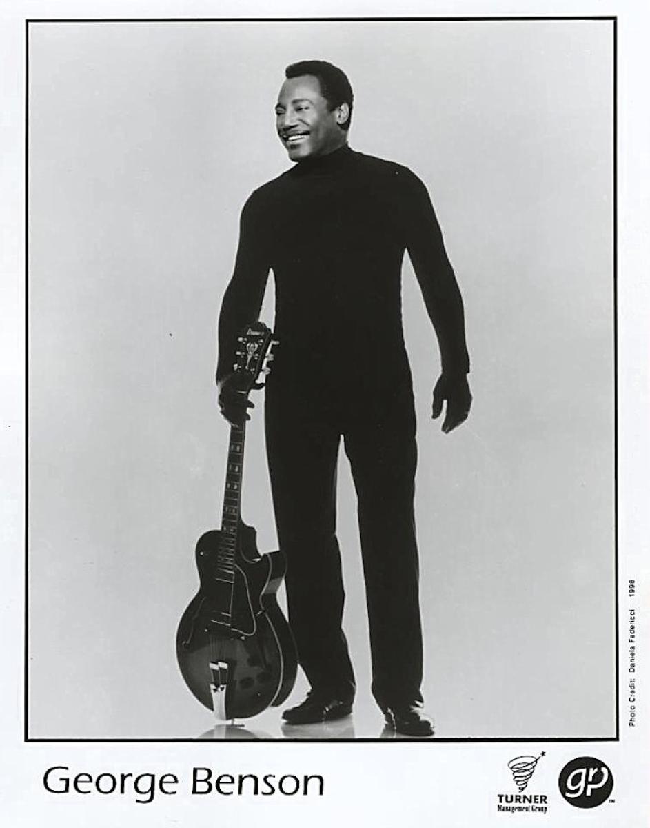 George Benson Vintage Concert Photo Promo Print, 1998 at Wolfgang’s